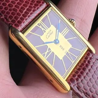 Must de Cartier rare "Red Deco" Dial | Reduced price!