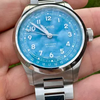 Oris Big Crown Pointer Date 40mm 2025 Blue Ref. 01 754 7798 4065-07 8 20 06 Like New