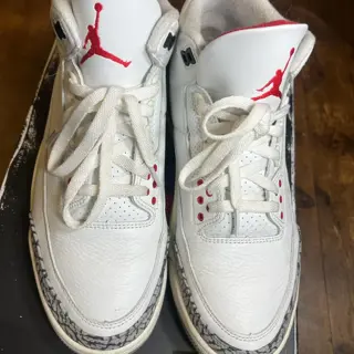 Jordan 3 White Cement Reimagined Used, Size: 10.5, $210