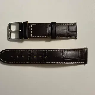Longines Matte Brown Alligator Leather Strap with Buckle | 19mm | REDUCED