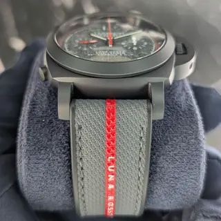 Panerai Luminor Luna Rossa Ceramic Flyback Chrono PAM01037 B+P