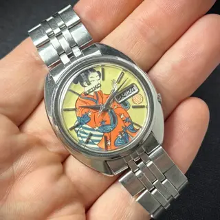 very rare Seiko Actus Ukiyo-E dial with Geisha - SERVICED - € 390 shipped