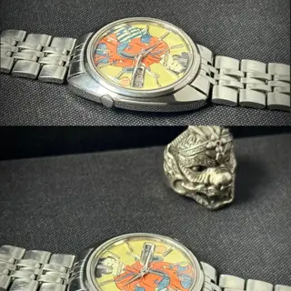 very rare Seiko Actus Ukiyo-E dial with Geisha - SERVICED - € 390 shipped