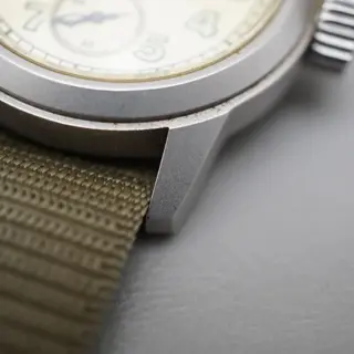 Elgin 94-27834-B A-11 Reissue Champagne Dial Mechanical Military Watch - $280