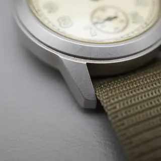 Elgin 94-27834-B A-11 Reissue Champagne Dial Mechanical Military Watch - $280
