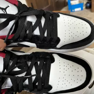 Women’s 12 Jordan 1 low Velvet Black Toe