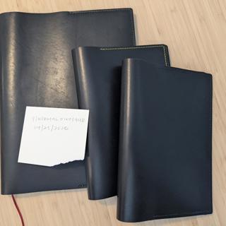 Handmade A4 and A5 Horween Leather Journal Covers