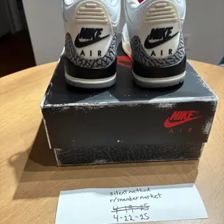 Jordan 3 WC Reimagined Sz 8 | cond 8/10 | OG All | $200 Shipped