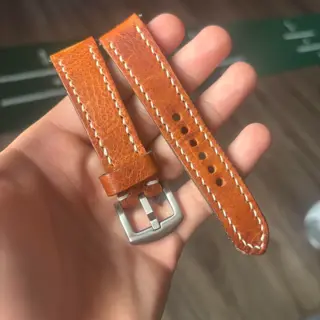 20mm Handmade in Scotland leather strap