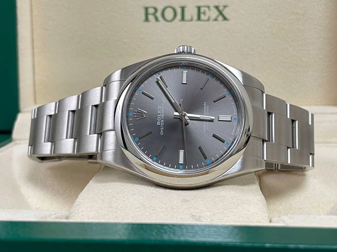Op39 Rhodium Rolex OP 39mm 114300 Rhodium Complete
