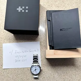 Christopher Ward C63 Sealander 39mm White Dial less than 2 months old