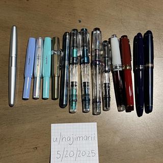 Rare & Limited - Sailor Pro Gear / 1911L, Kaweco Sport / Collection / Supra, Platinum #3776 Century x Usagiya Jeans Blue, TWSBI Diamond 580 AL / Vac 700R / Mini, Pilot Metropolitan w/ Lucky 14k Nib