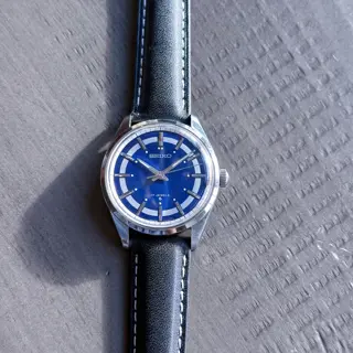Vintage 1960s Seiko "Tuxedo" 66-7109 - Stunning Blue Dial, Serviced 66B Manual