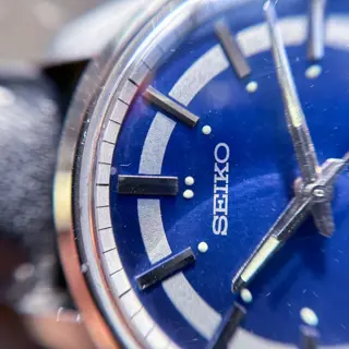 Vintage 1960s Seiko "Tuxedo" 66-7109 - Stunning Blue Dial, Serviced 66B Manual