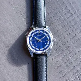 Vintage 1960s Seiko "Tuxedo" 66-7109 - Stunning Blue Dial, Serviced 66B Manual