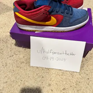 DS Nike SB Dunk low Barcelona size 11 $175 shipped and invoiced