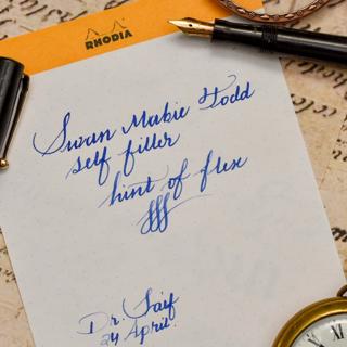 Swan Mabie Todd vintage semiflex 14C gold F nib Smooth writer