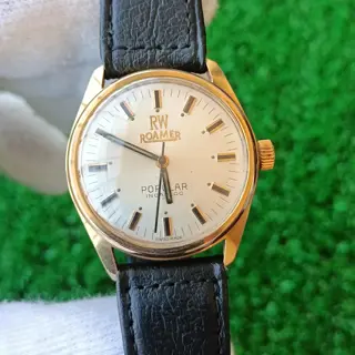 Roamer RW Watch popular Silver Gold Plated watch. $130 Shipped.
