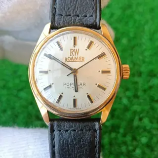 Roamer RW Watch popular Silver Gold Plated watch. $130 Shipped.