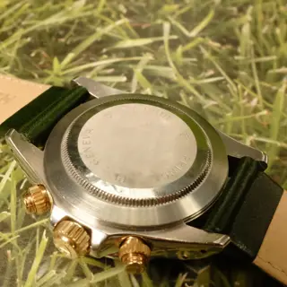 Tudor Tiger Prince Date Chronograph 40mm Green Automatic - 18k Gold Accents - New Strap - Recent Test & Authentication