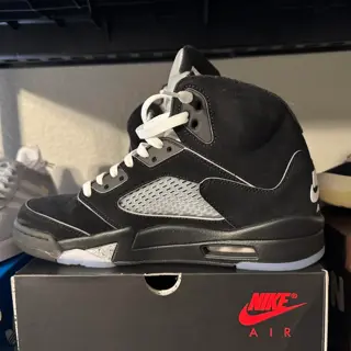 Jordan 5 Black Metallic & Jumpman Jack University Red | SZ 9.5 | Pre Owned | OG all | $300 each