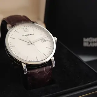 Montblanc Summit 7093 Stainless Steel Watch Full Set $500