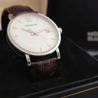 Montblanc Summit 7093 Stainless Steel Watch Full Set $500