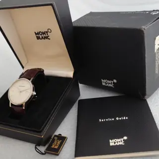 Montblanc Summit 7093 Stainless Steel Watch Full Set $500