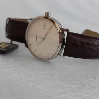 Montblanc Summit 7093 Stainless Steel Watch Full Set $500