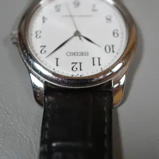 Seiko 7N01-0EF0 Classic Three Hander Quartz Watch - $80