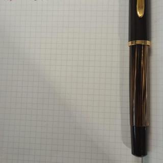 Pelikan M400 Old Style Tortoise Brown Striped 1984->97 with lovely 14 ct OB nib