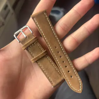 Full Grain leather 20mm strap