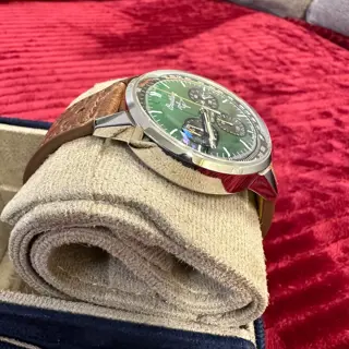 Breitling Top Time Mustang Complete Set. Excellent condition from 2023, keeping perfect time. $4200 with extra new black strap, or $4100 with just the brown strap that is in good condition. Payment by wire or cash in person. I am located on Long Island, NY. Excellent references.