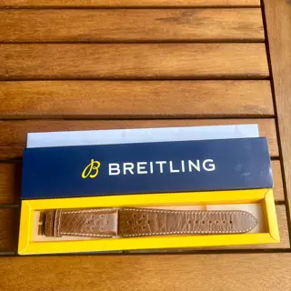Breitling Racing-Themed Calfskin Leather Strap 22/20mm
