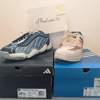 Adidas Collabs: Adidas x Packer Shoes Intimidation Low, Adidas x End Clothing Super Torsion, Adidas x Parley Stan Smith Sz10.5