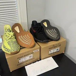 yeezy 350 bred Sz 9.5 $180 semi frozen Sz 9.5 $125