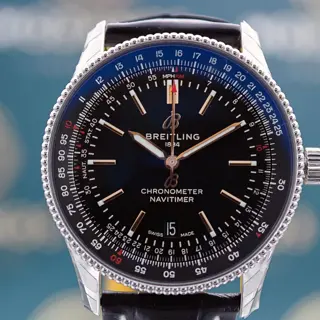 Breitling Navitimer 41 A17326241B1P1 – 🛩️ Black Dial | New & Unworn | Full Set | $4,199
