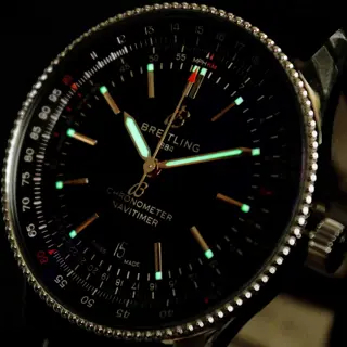 Breitling Navitimer 41 A17326241B1P1 – 🛩️ Black Dial | New & Unworn | Full Set | $4,199