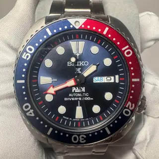 Seiko Prospex SRPE99 “Turtle” Pepsi – $290