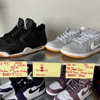 TAKING OFFERS | Check pics for details | SZ 9.5, SZ 10, SZ 10.5 | Jordan 4, Jordan 1, SB Dunks, Yeezy, Air Max | $55 - $300