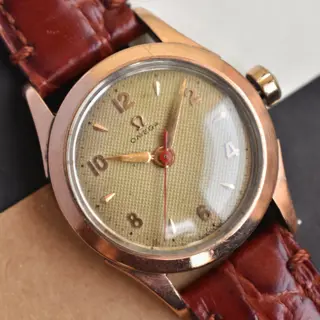 Vintage 1950s Omega Ladies Manual Wind – Honeycomb Dial 🐝 – $525 Shipped! 📦
