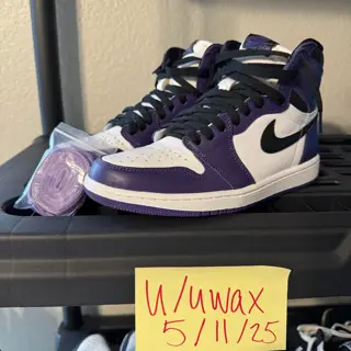 Jordan 1 Court Purple 2.0 | SZ 9.5 | VNDS | $120 shipped and invoiced | OG all