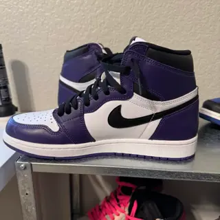 Jordan 1 Court Purple 2.0 | SZ 9.5 | VNDS | $120 shipped and invoiced | OG all