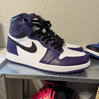 Jordan 1 Court Purple 2.0 | SZ 9.5 | VNDS | $120 shipped and invoiced | OG all