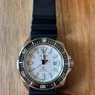 Seiko SRPE37 “King Samurai” with optional Strapcode Hexad Bracelet - (REDUCED) $325