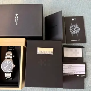 Christopher Ward C63 Sealander GMT 39mm applied logo