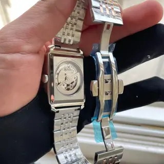 Bulova Sutton – Automatic Tank Watch – 2 Bracelet - Like New w/ Box & Manual