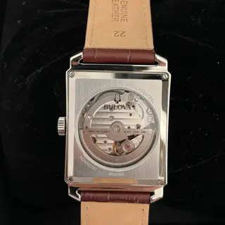 Bulova Sutton – Automatic Tank Watch – 2 Bracelet - Like New w/ Box & Manual