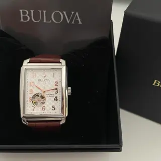 Bulova Sutton – Automatic Tank Watch – 2 Bracelet - Like New w/ Box & Manual