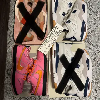 Price Drop. DS SZ 10.5 Nike SB Dunk Low Blossom & DS SZ 10 AJSB4 Navy. $330-460 shipped.
